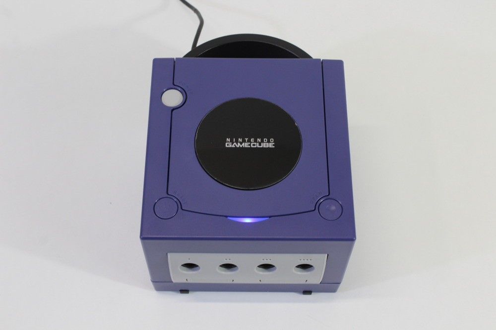 Nintendo Gamecube Console Indigo Purple LED AC S-Video to HDMI NTSC-U/C DOL-001