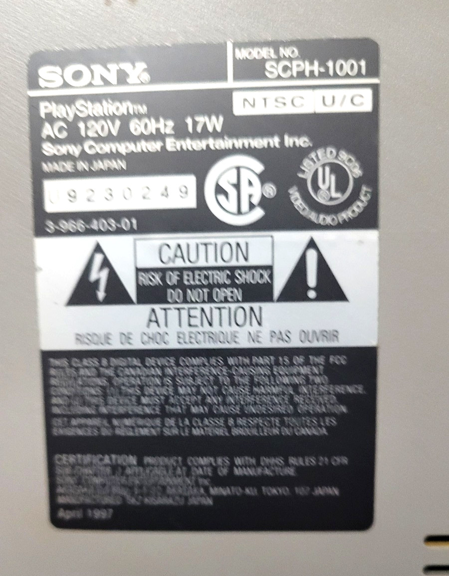 PS1 Bundle(2 consoles,1controller & RCA Cable)(All working).See notes&pics.