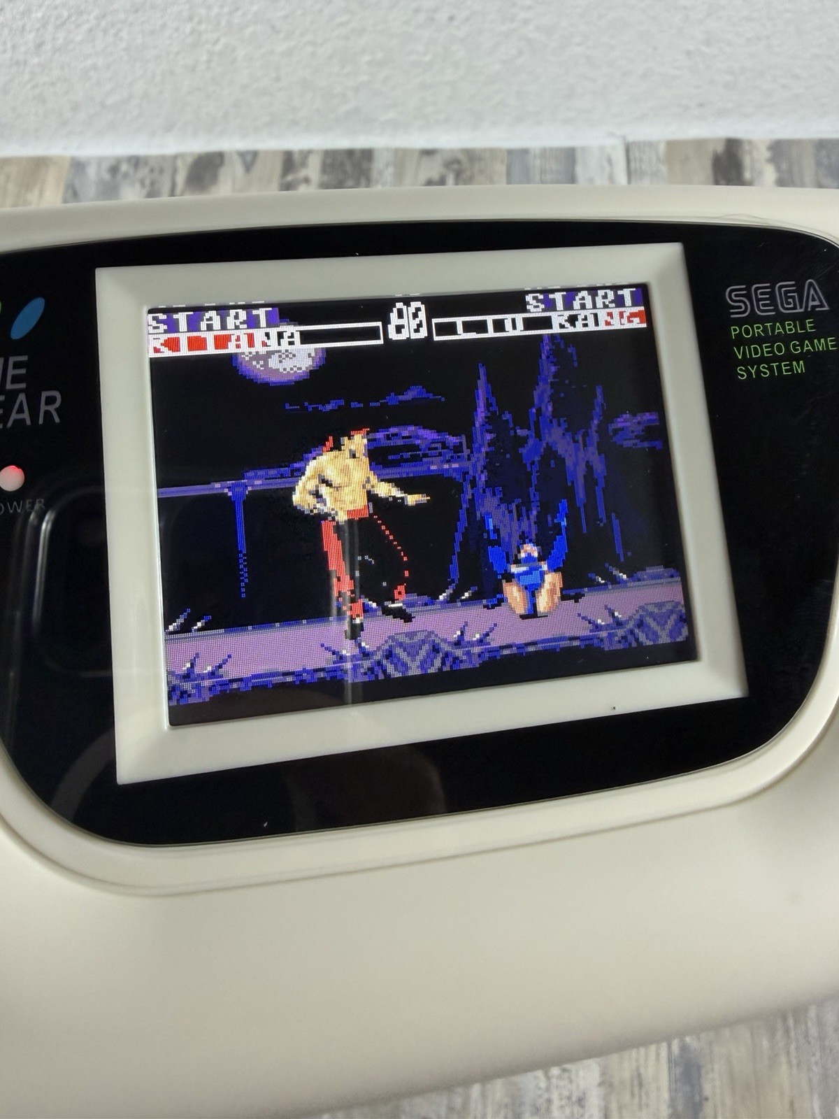 SEGA Game Gear White Recapped With LCD Screen Upgrade Bundle With Games Tested