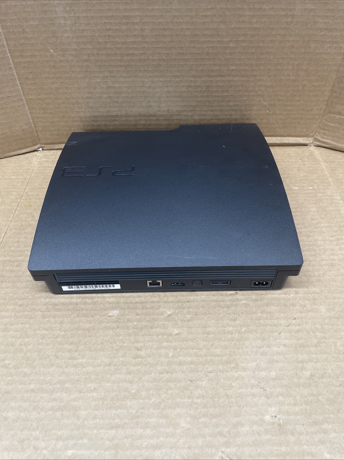 Sony PlayStation 3 Slim CECH-2501A Black Console HDMI Ethernet USB-A for Parts