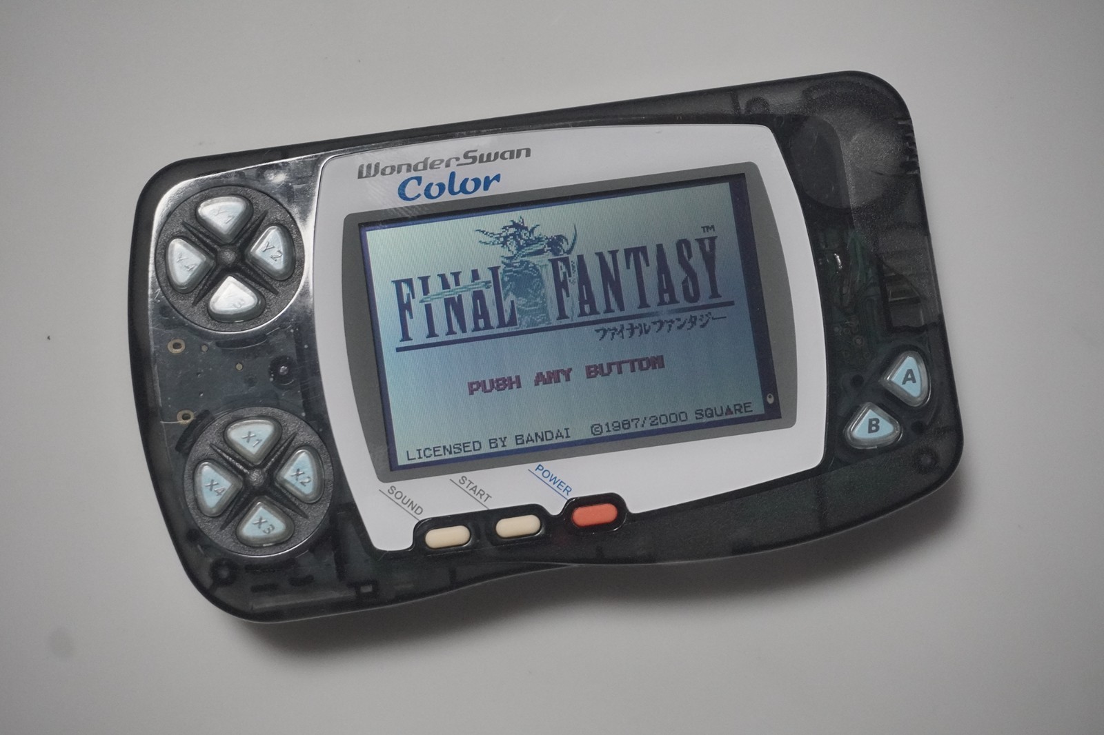 WonderSwan Color console Crystal Black boxed Japan system US Seller
