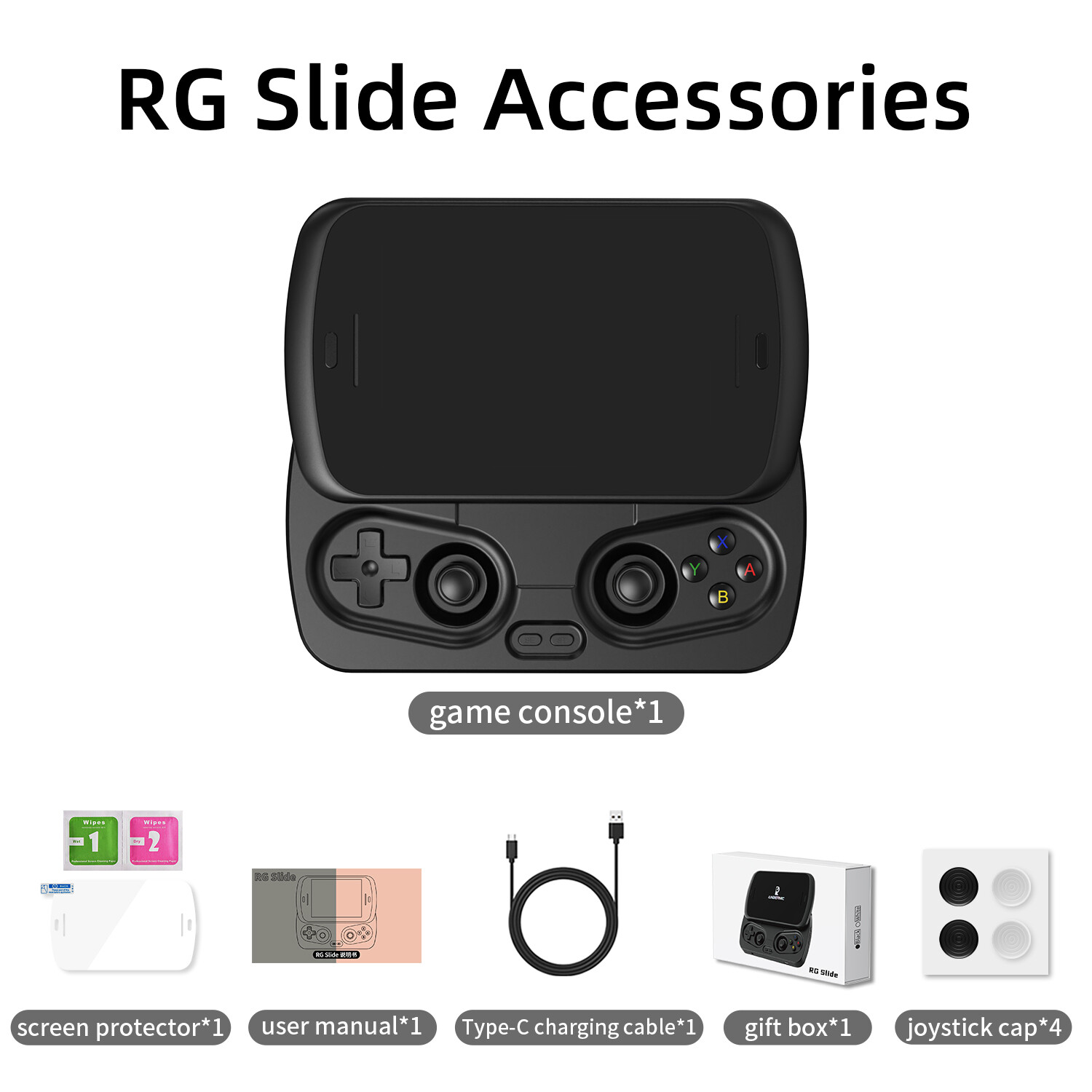 ANBERNIC RG Slide Handheld Game Console Android13 Bluetooth Video Gaming Player