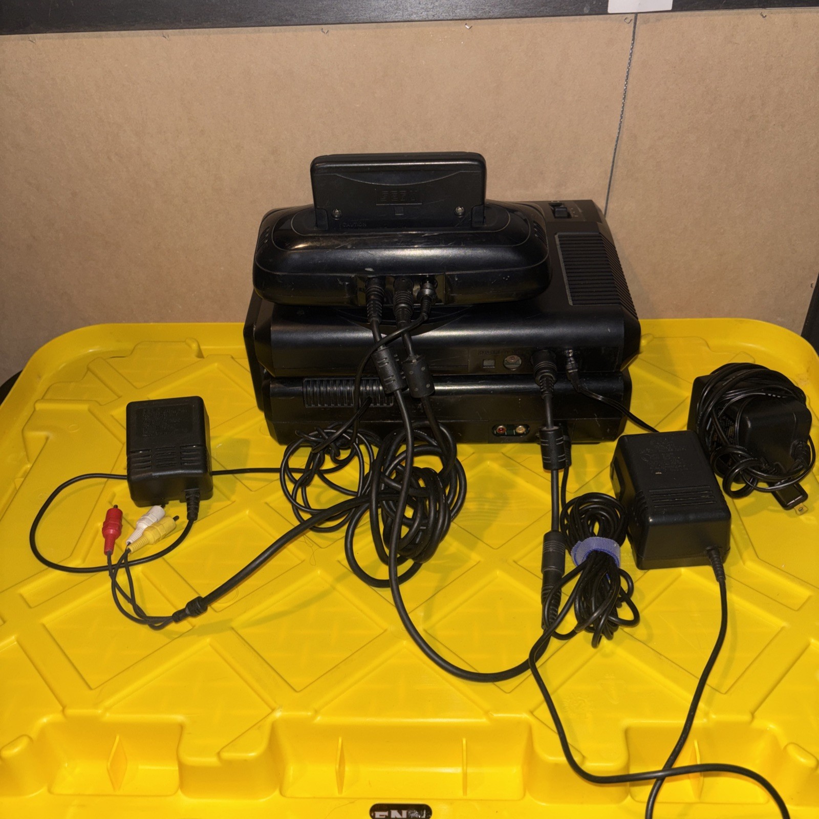SEGA Genesis TOWER OF POWER: Sega CD Model 1 & 32X w/ Doom. 10 games
