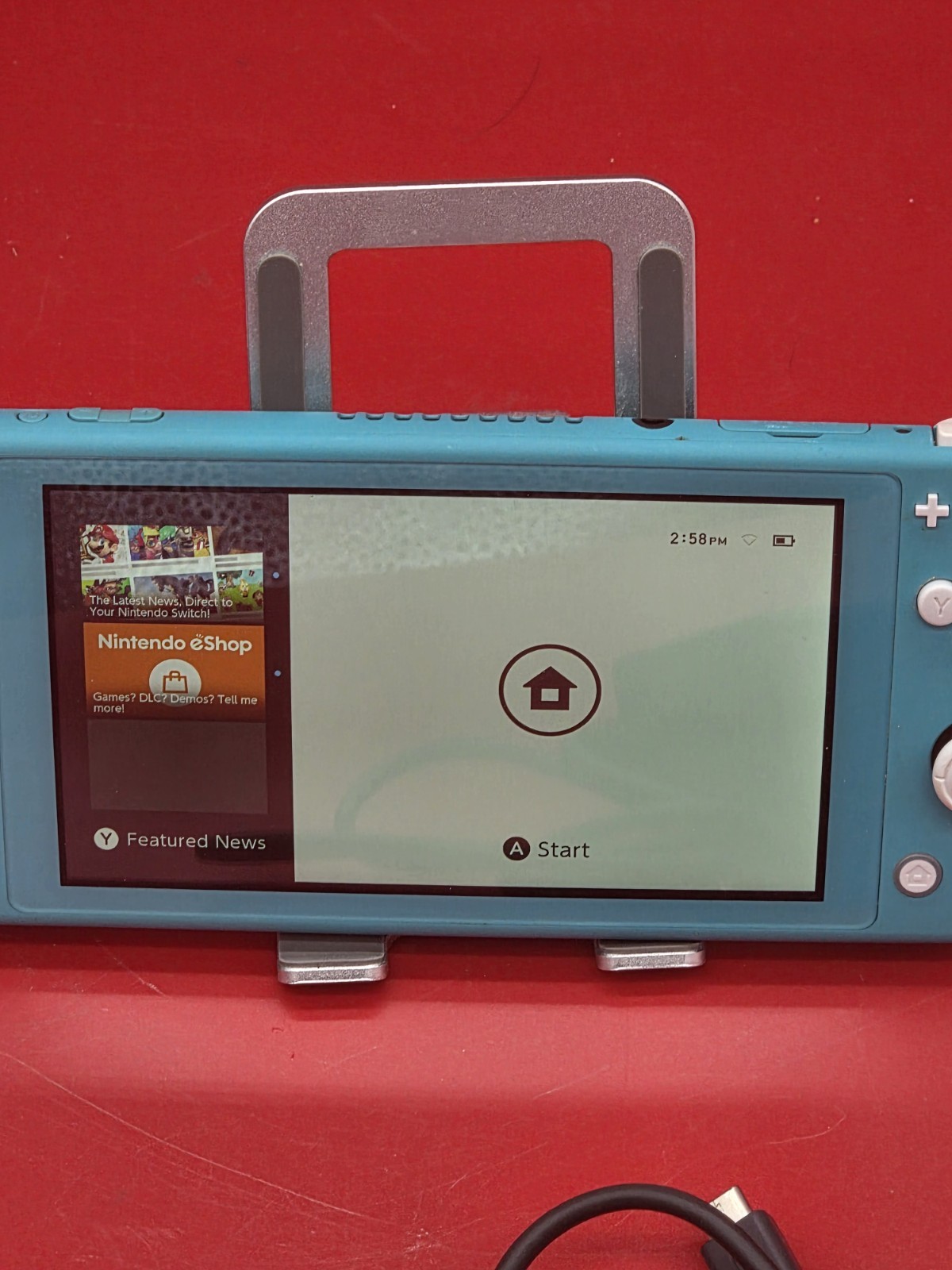 Nintendo Switch Lite Turquoise Bundle Zelda BOTW Mario Odyssey Hyrule Warriors