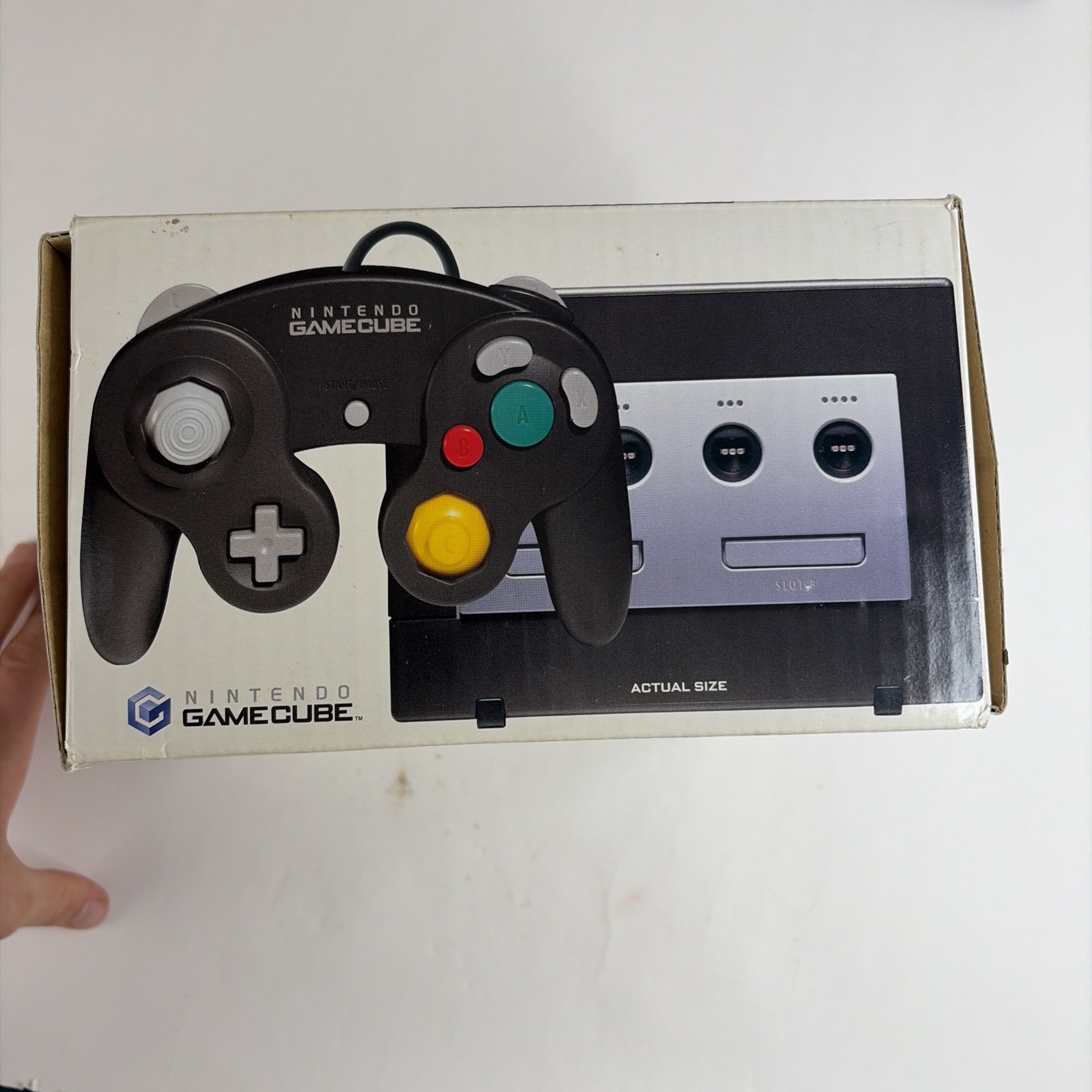 Nintendo GameCube Black Console Complete In Box Tested Working CIB Plastic