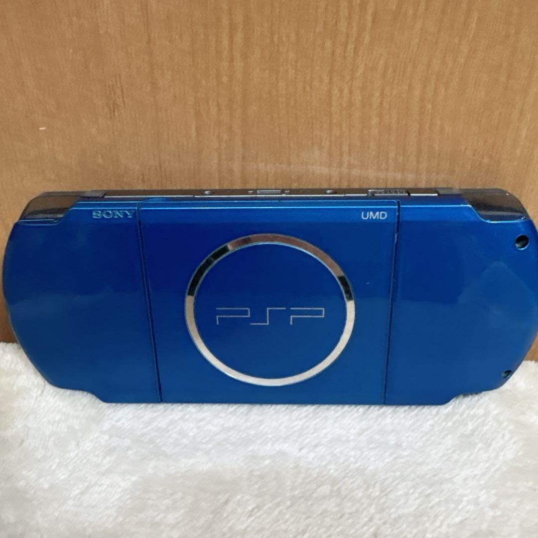 Sony PSP-3000 PSP 3000 Console Vibrant Blue VB Working Tested English language