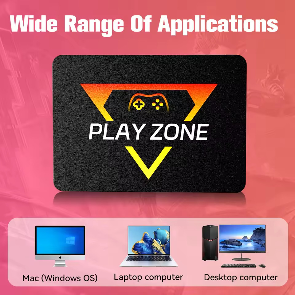 1TB Retro Game SSD for PS4/Xbox/Switch/PS3 – 16,000+ Games, Plug & Play PC