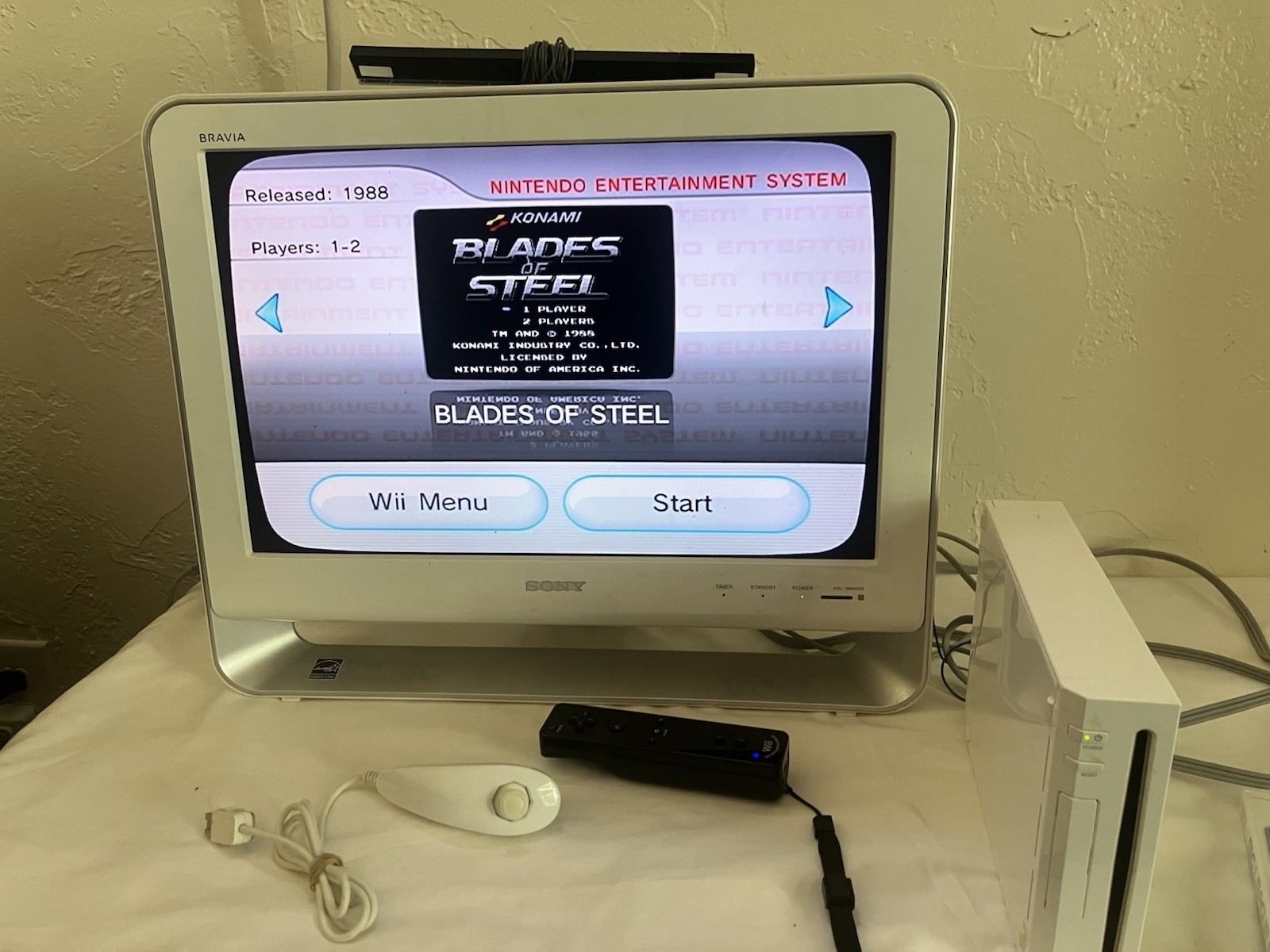 Nintendo Wii RVL-001 Console Bundle W/ Wii Sports, 3 Games & 4 Preloaded, +More!