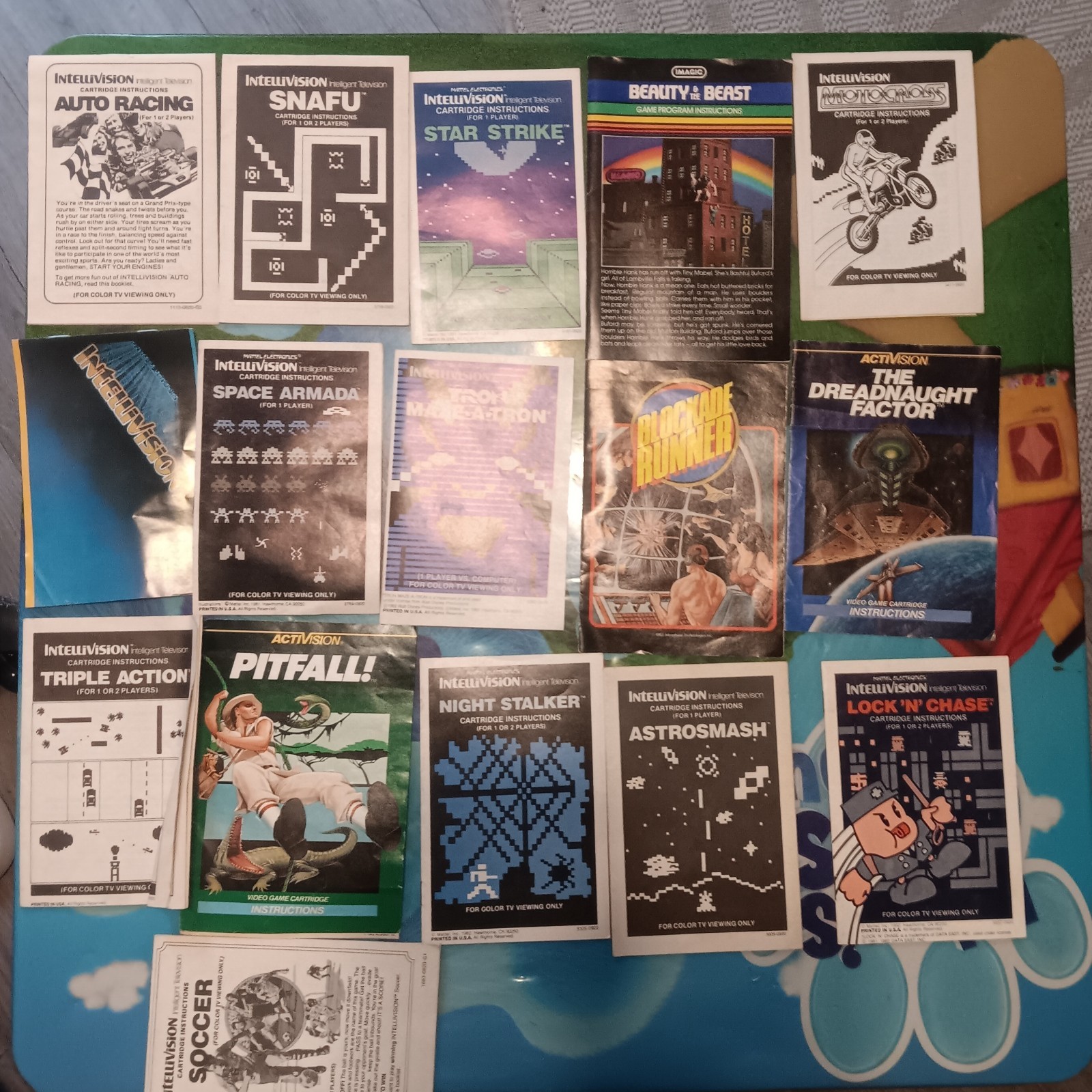intellivision II console, Voice Module, 17 Games. Untested No Ac Cord. Read