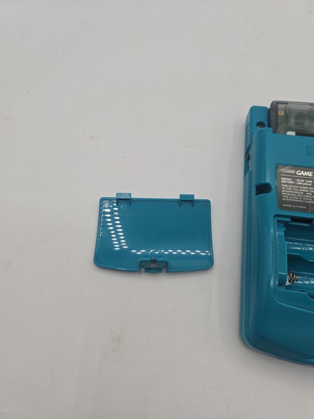 Nintendo Game Boy Color Handheld Game Console Teal Excellent Cond Bundle Game