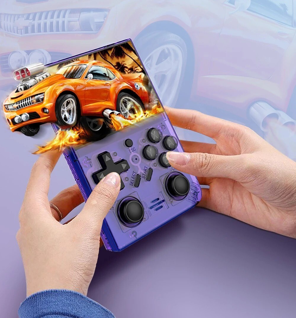 DR35 Plus Handheld Retro Gaming Console Linux System with 64G Card 15000+ Games