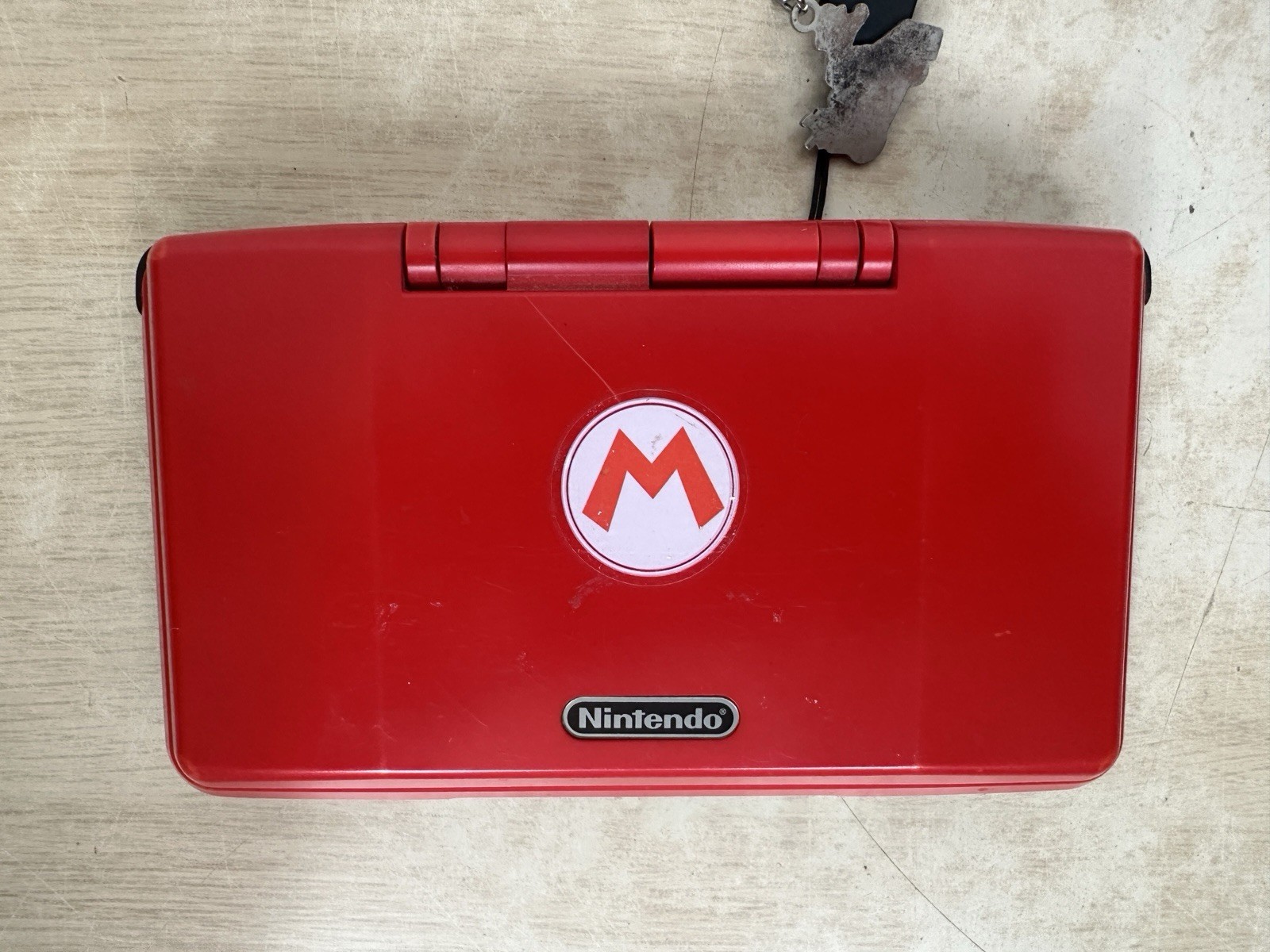 Nintendo DS NTR-001 Hot Rod Red Mario Kart Edition w/ Charger – Tested & Works
