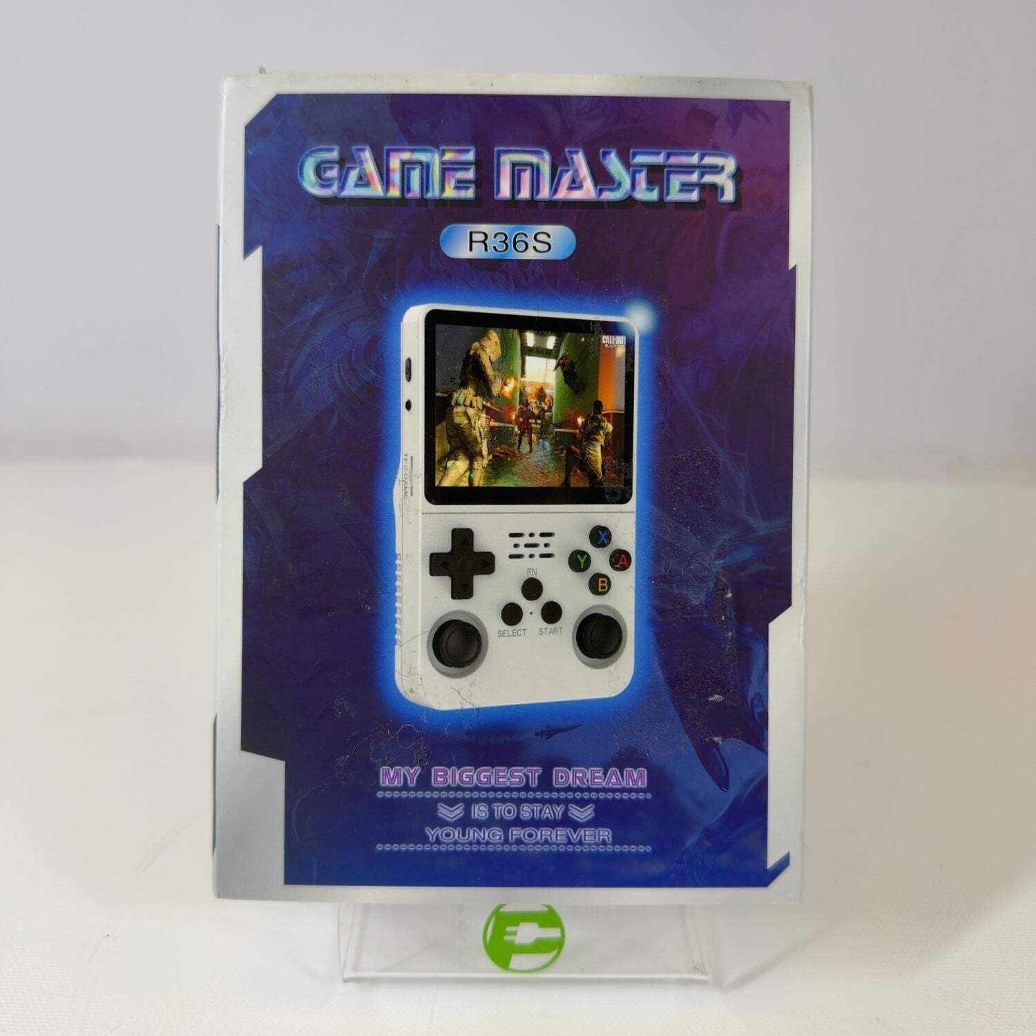 Game Master R36S Purple Handheld Emulator – NO OS/SD CARD