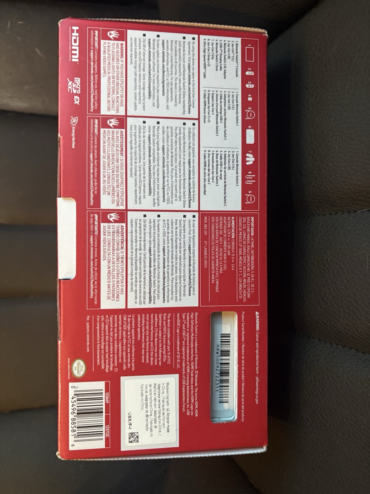 NEW – NINTENDO SWITCH 2 HANDHELD VIDEO GAMING CONSOLE