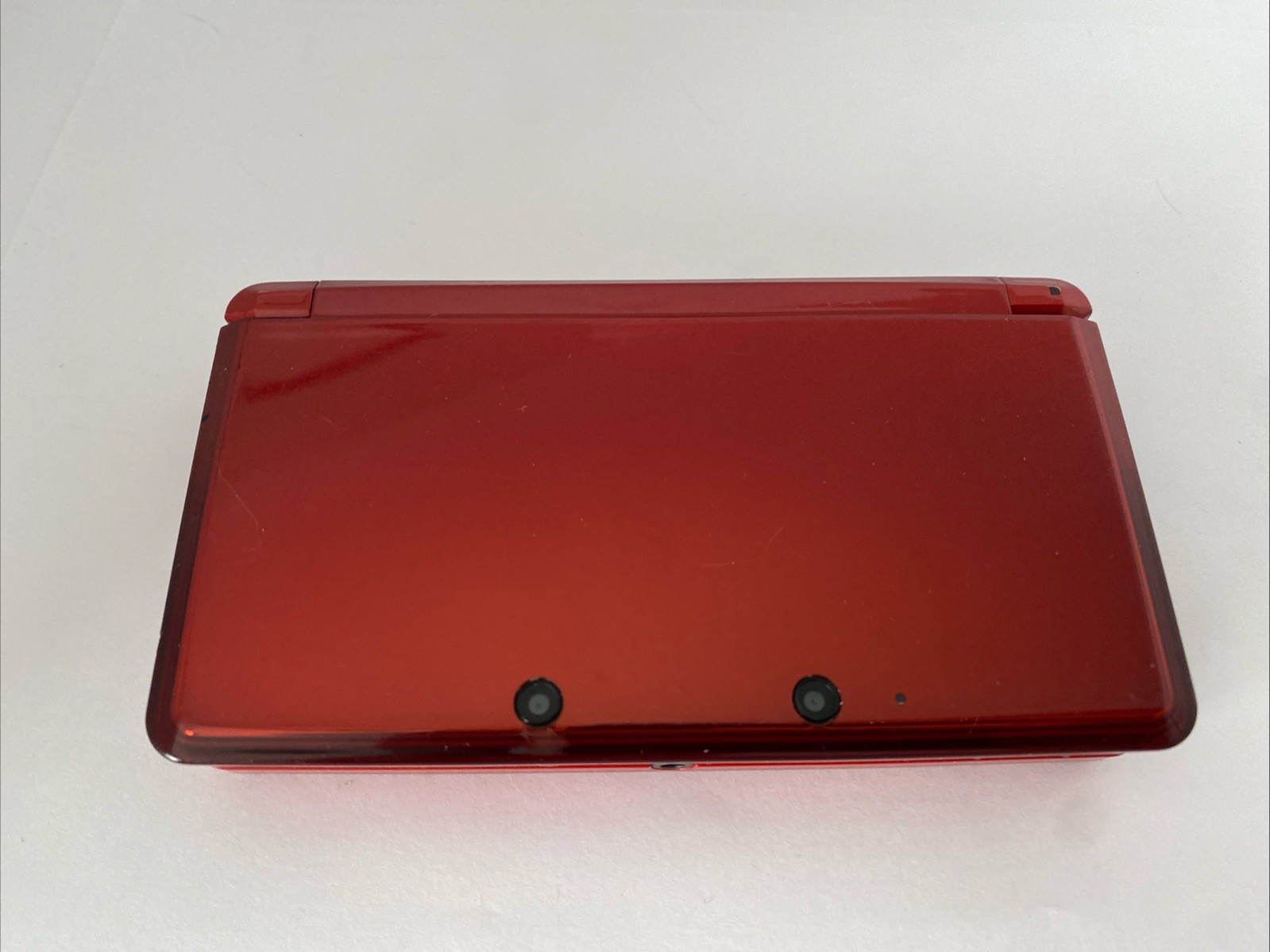 Nintendo 3DS Handheld System Flame Red Working Great Condition North American