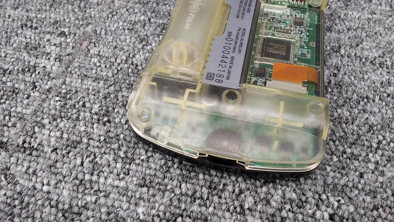WonderSwan Color Model Number WSC 001 BANDAI