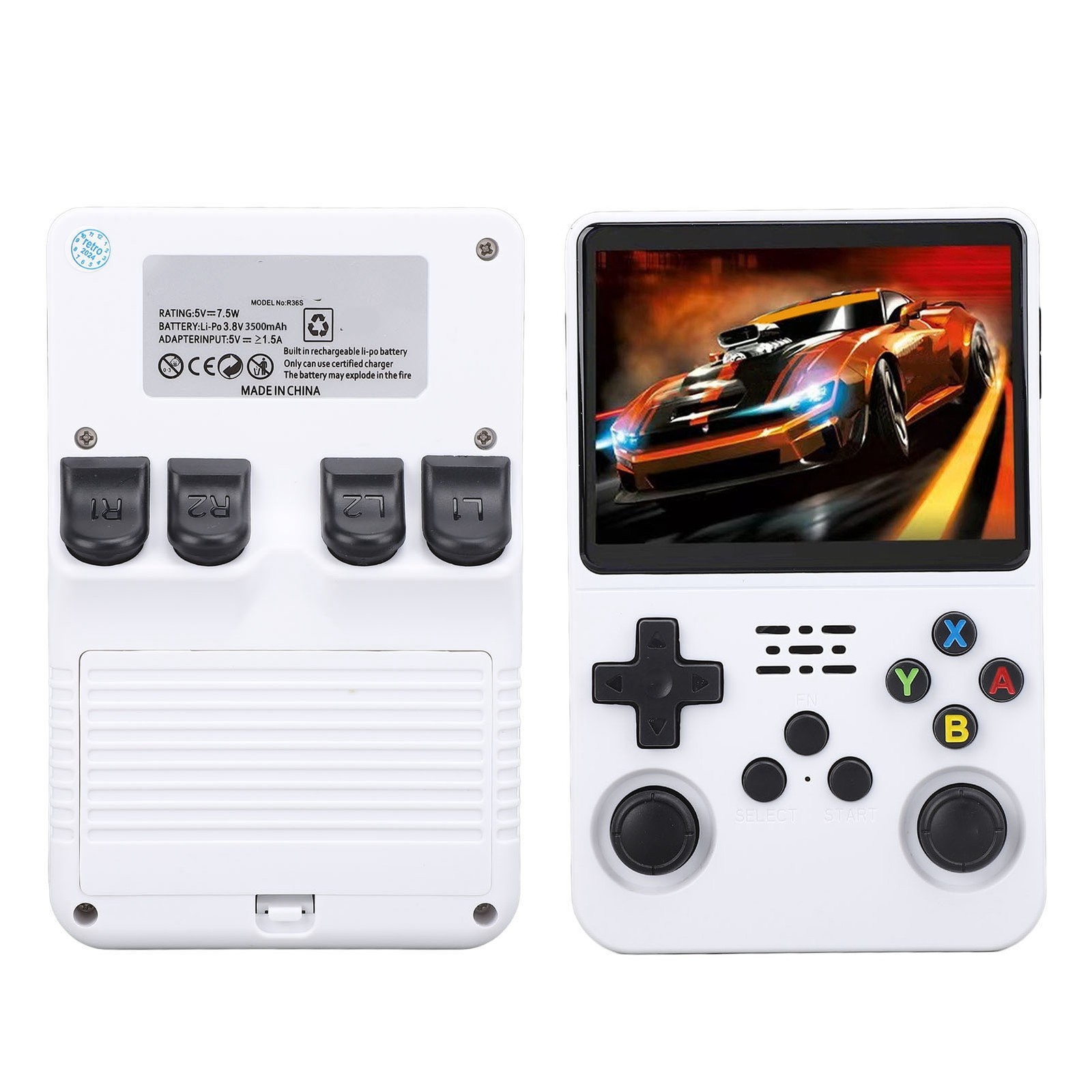 R36s Retro Handheld Gaming Console 3.5 Inch IPS Screen 640 X 480 3500 MAh B XFPK