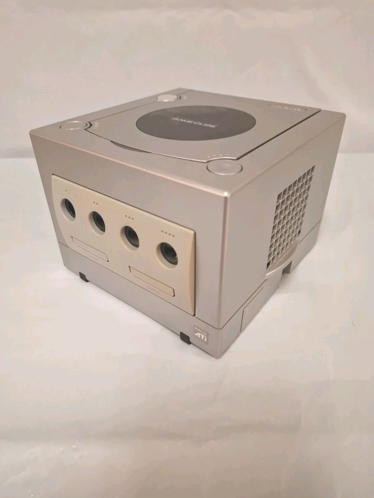 Nintendo DOL-001 USA Gamecube Console – (Silver)Working W/ Game, Carrying Case,