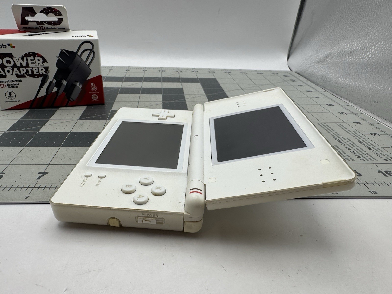Nintendo DS Lite Console White Japanese With Universal Charger & 3 Games