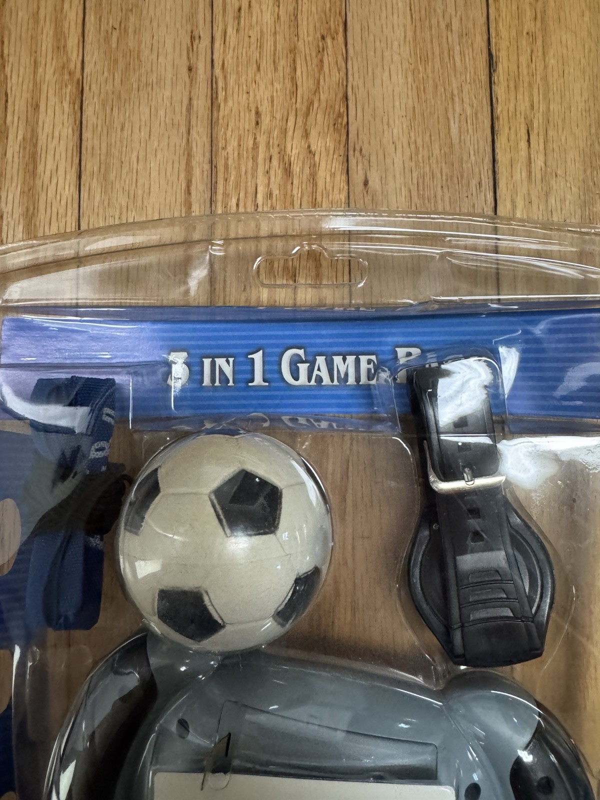 Vtg 90s Soccer Football Futball Handheld LCD Game Sport Watch Calculator Radio