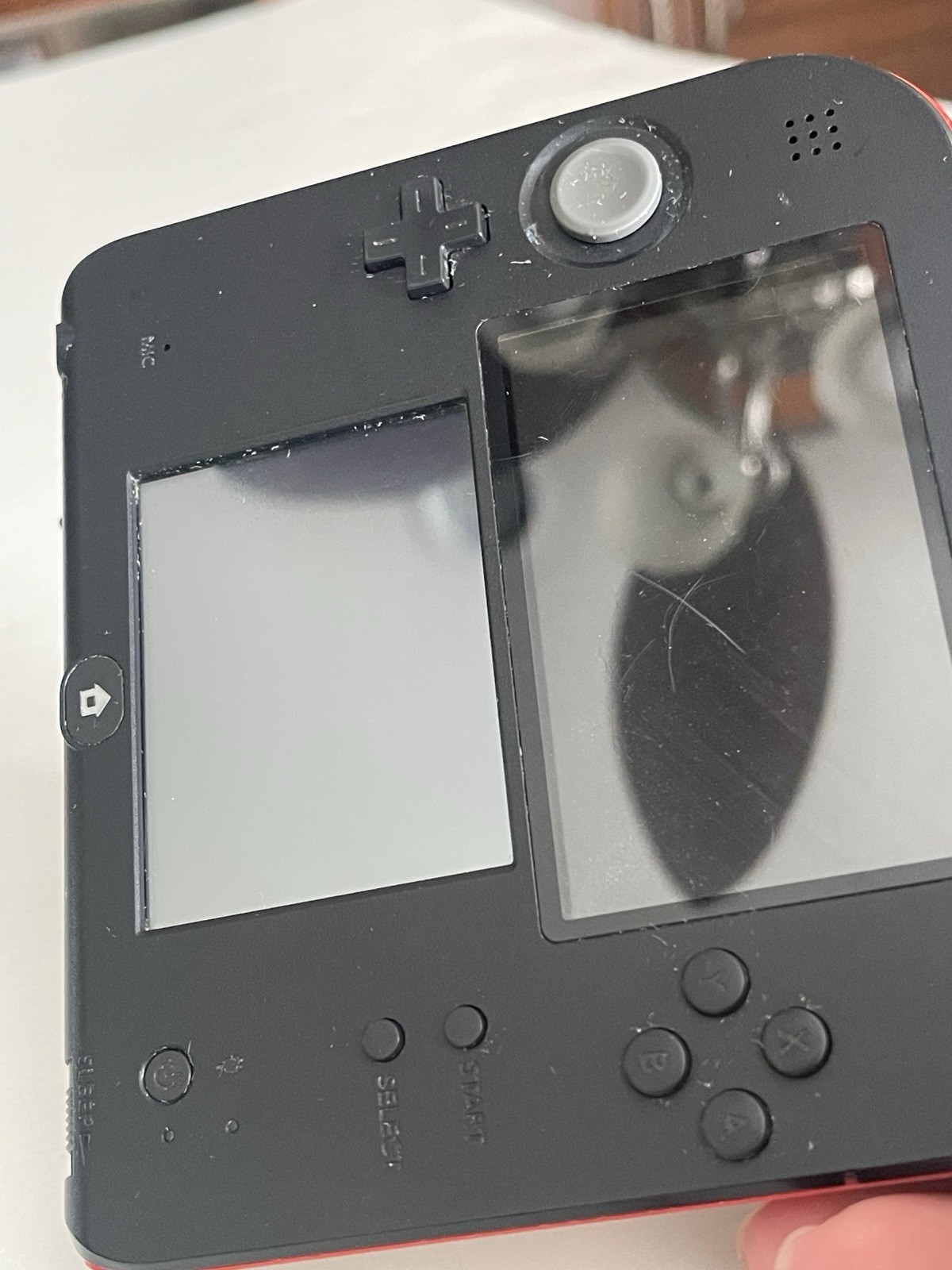 Nintendo 2DS Black Red Handheld Console – For Parts/As Is