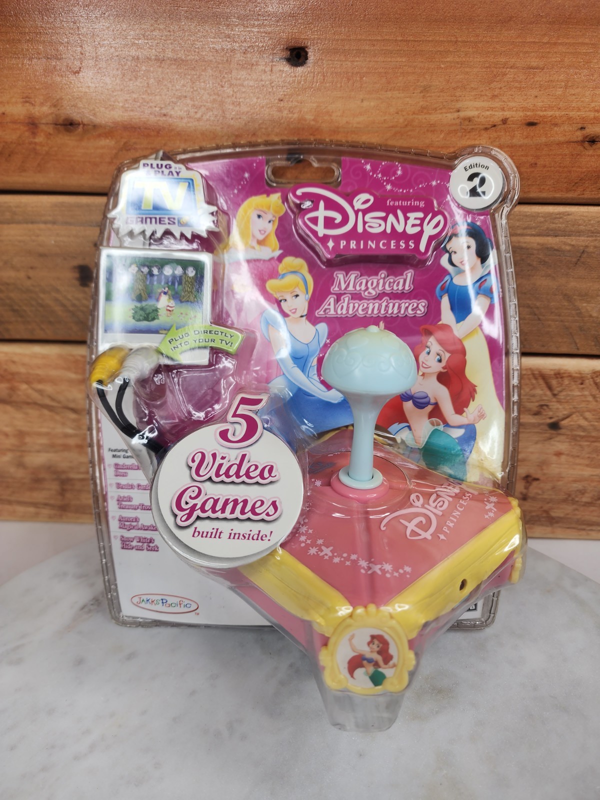 2006 Jakks Disney Princess Magical Adventures 2nd Ed. Plug & Play TV w/ 5 Games