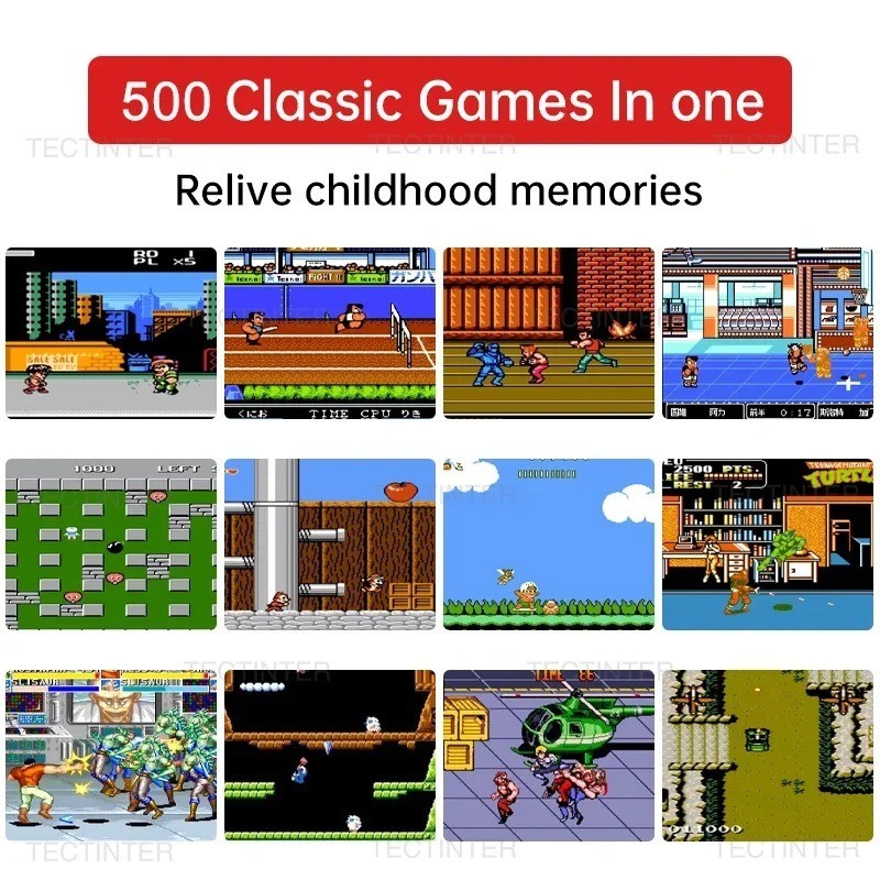2.4 Inch Retro Mini Handheld Game Player, 8‑Bit Portable Video Game Console Buil