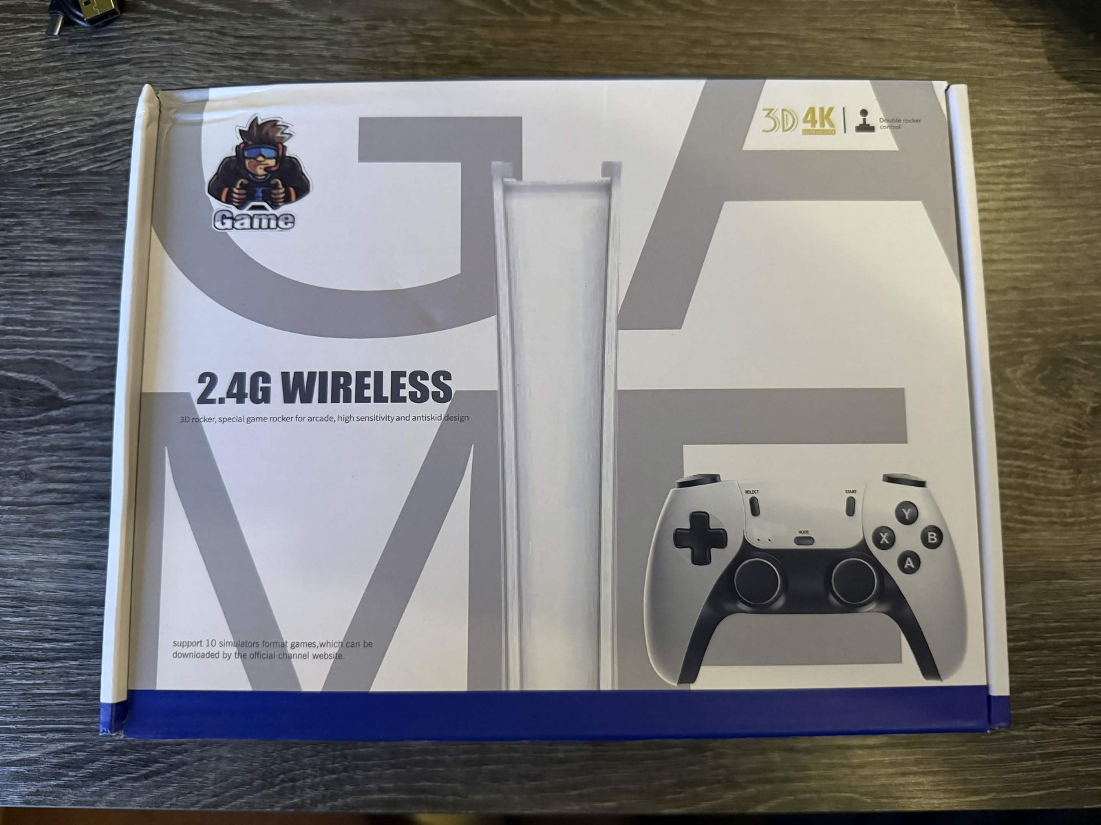 M15 Game Stick Pro 4k HDMI Wireless Retro Console, 2 Wireless Controllers, 128GB