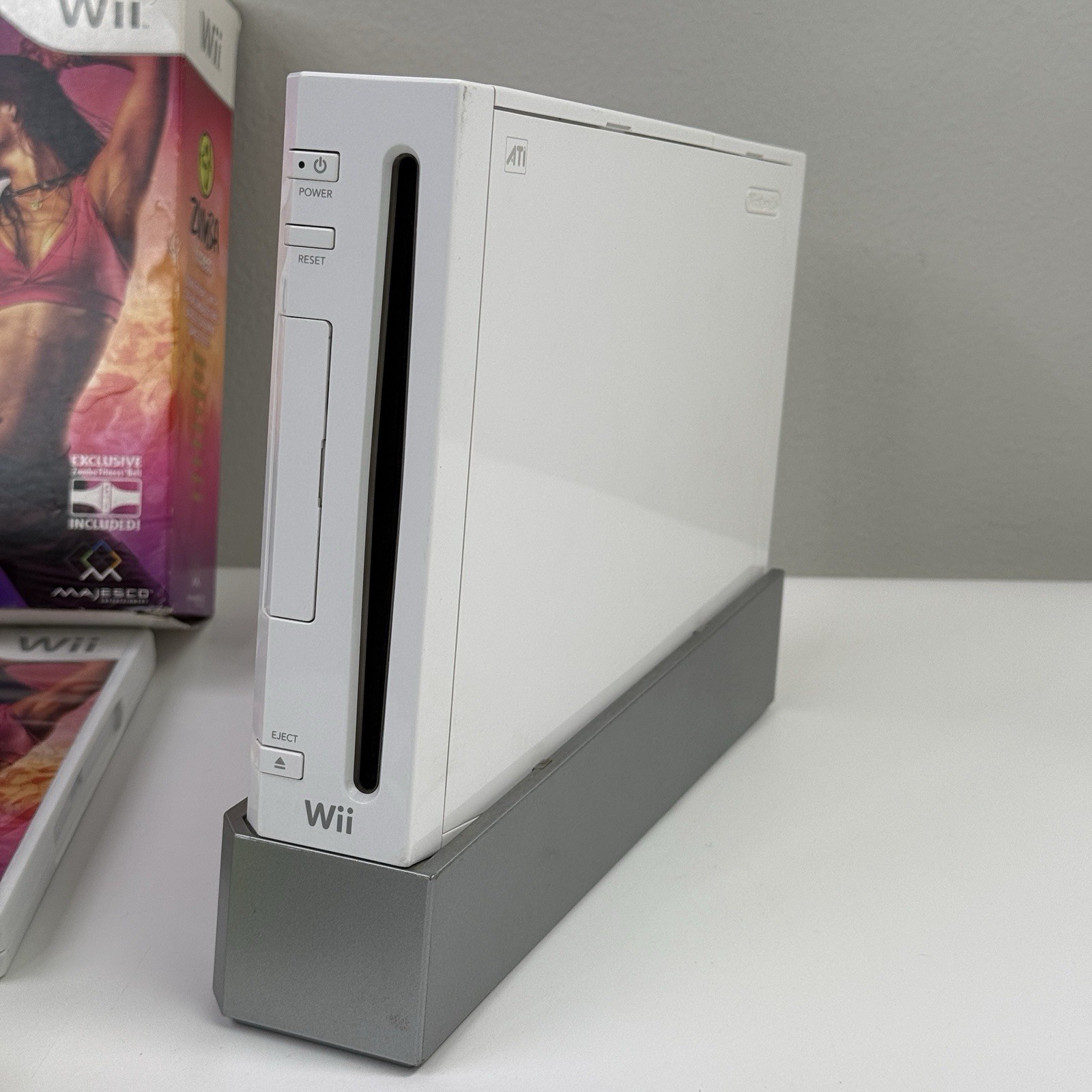 Nintendo Wii RVL-001 Console GameCube Compatible Complete Bundle Tested Works