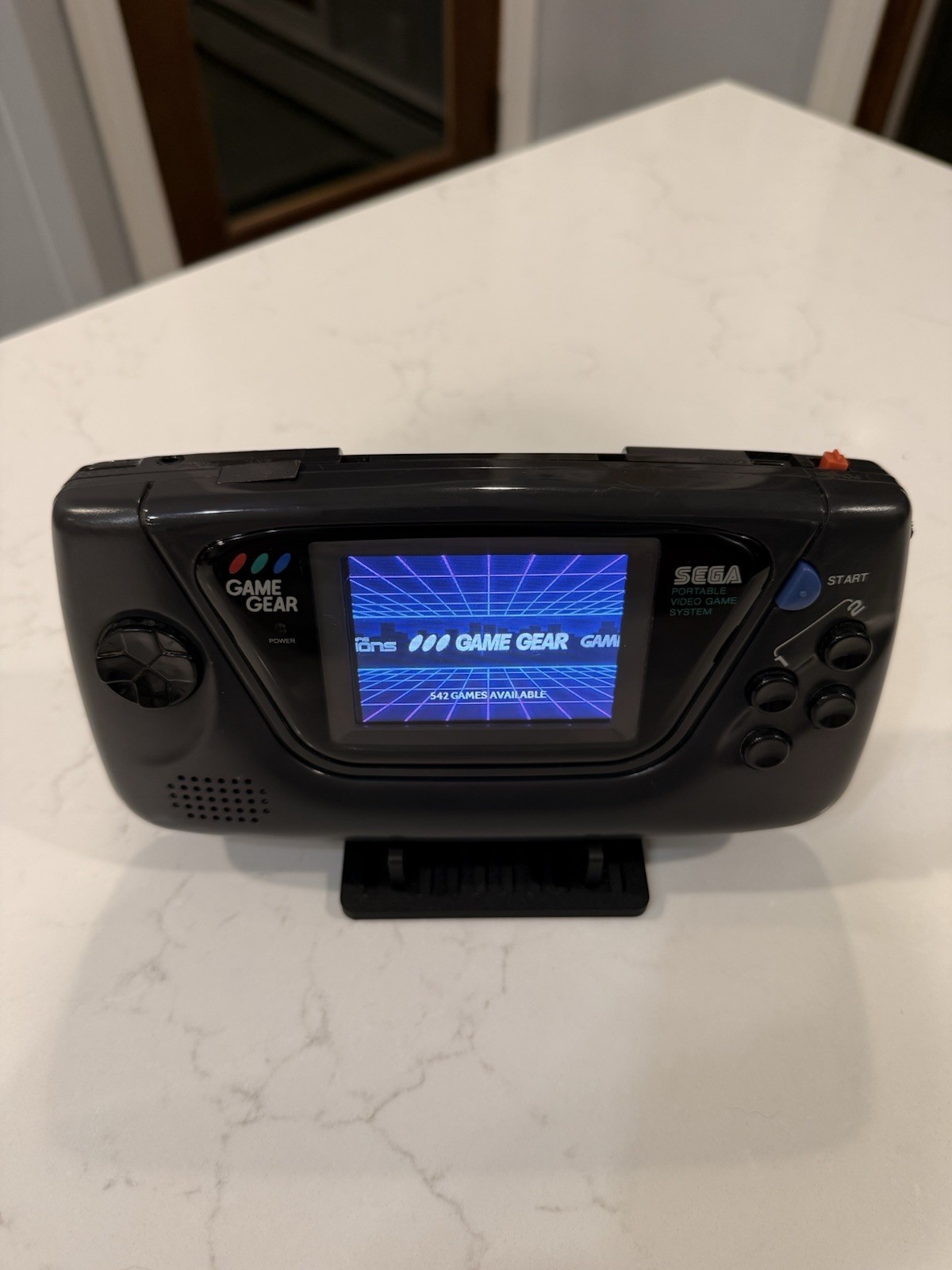 SEGA Game Gear Handheld System – Black, Running RPI