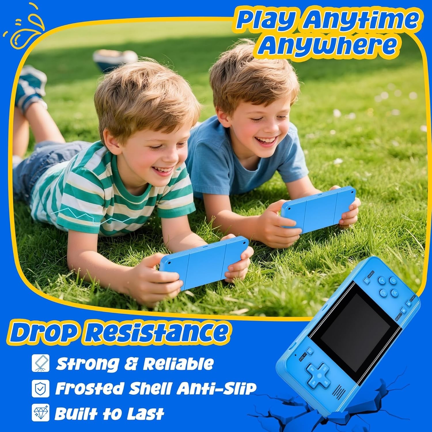 Handheld Game Console for Kids Adults, Preloaded 135 Retro Video Games