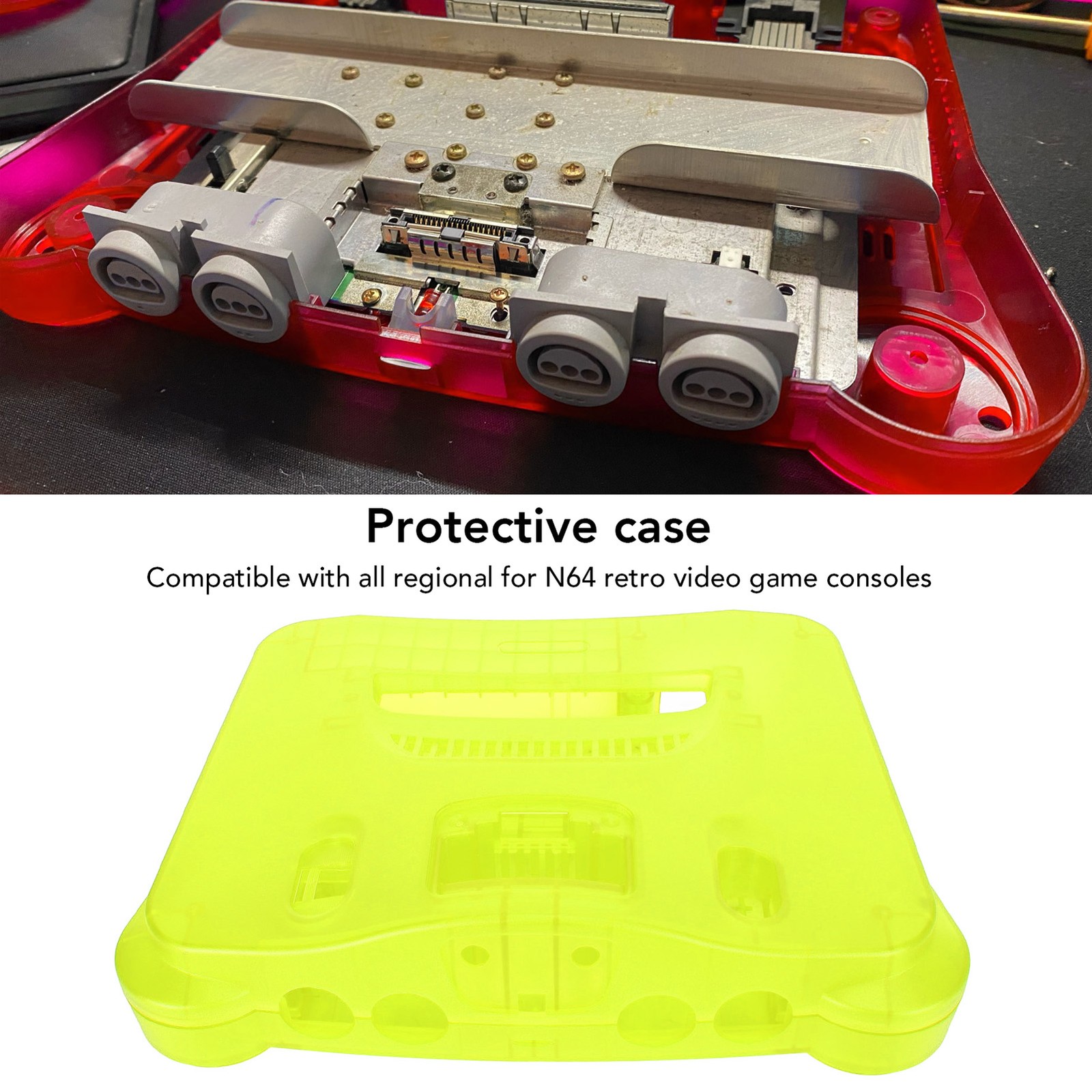 Retro ABS Sturdy Game Console Replacement Shell For N64 Recommended