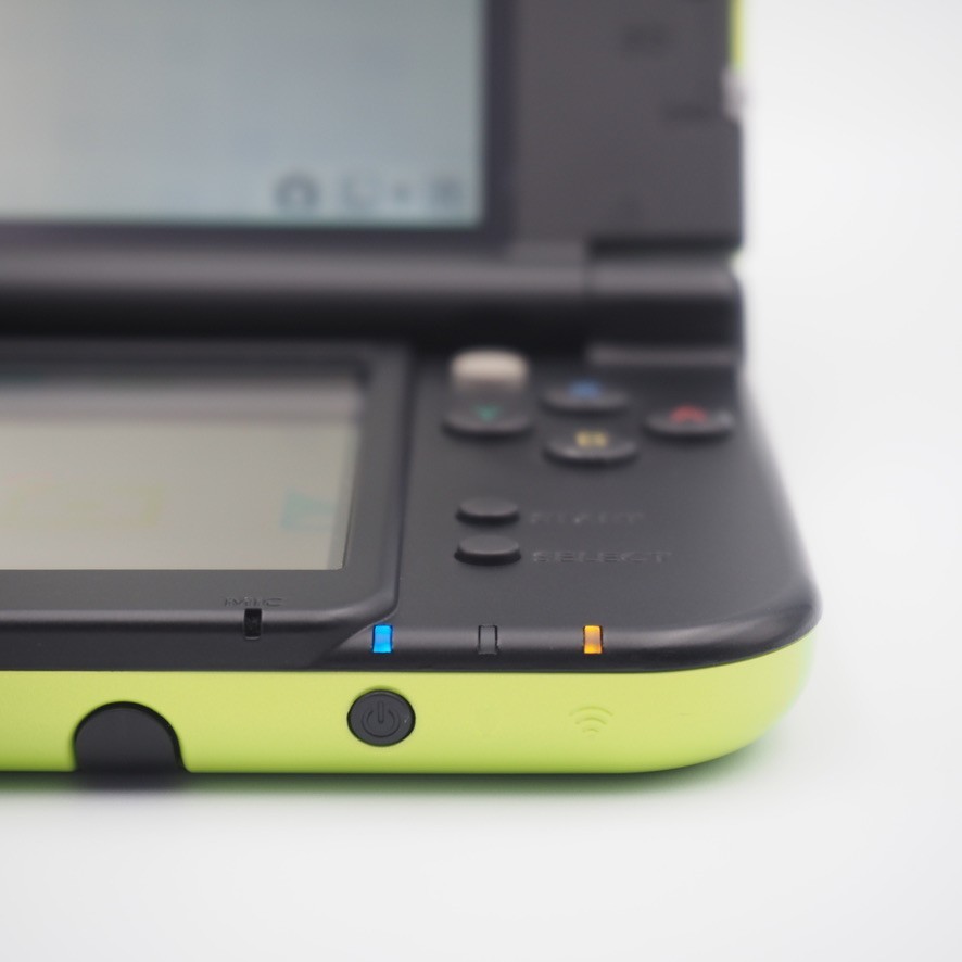 [EXC] New Nintendo 3DS XL LL lime Black Console Stylus Tested Japanese ver