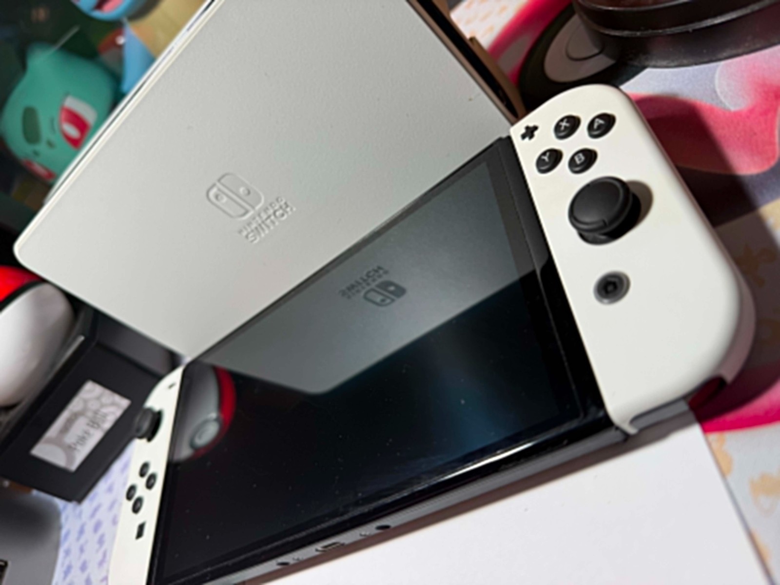 Nintendo Switch OLED Handheld Console – 64GB – Very Nice Shape For Being Used