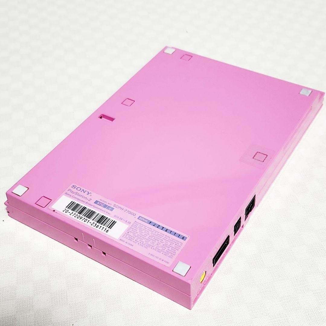 Sony PlayStation 2 SCPH-77000 Pink Console NTSC-J Tested Working Game System