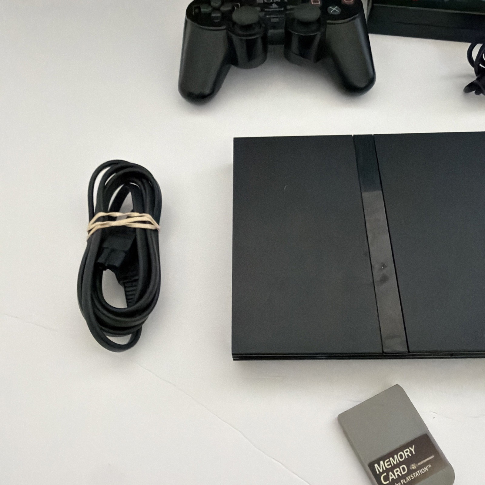 Sony PlayStation 2 PS2 Slim – SCPH-70012 – Console,controller & Cords – Tested