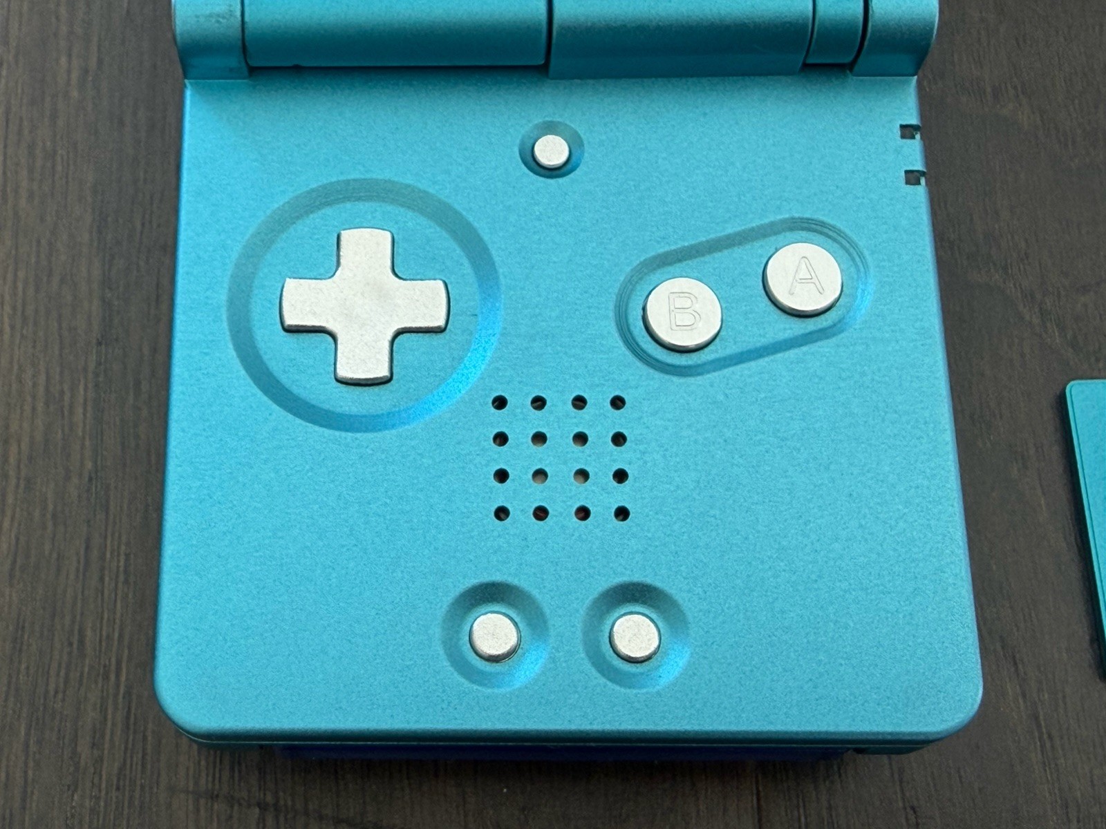 Gameboy Advance SP Aluminum Metal Shell Buttons W/ AGS 101 & Li Battery Type C