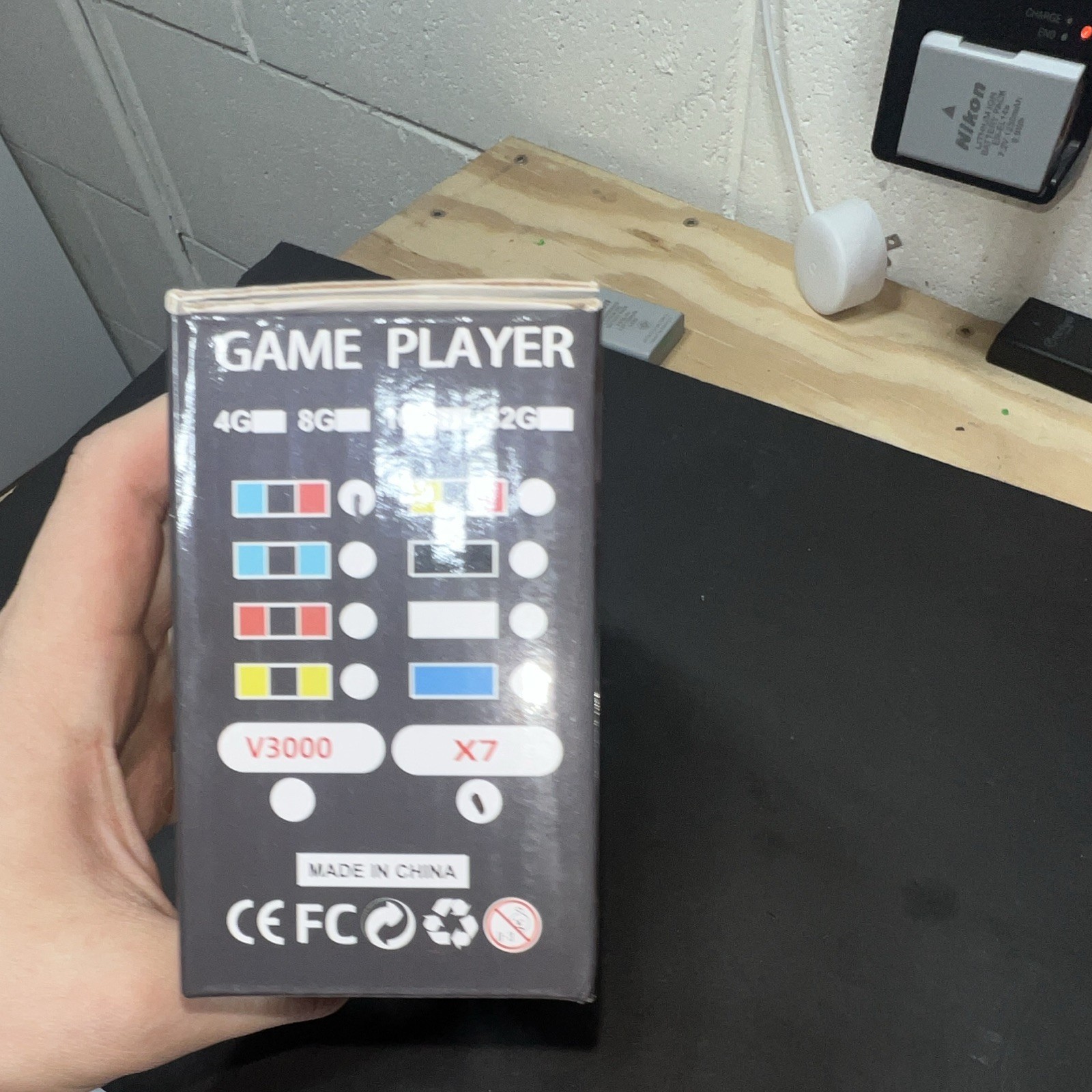 X7 Handheld Game Player Console HD Video System USB Connectivity Blue Red Black