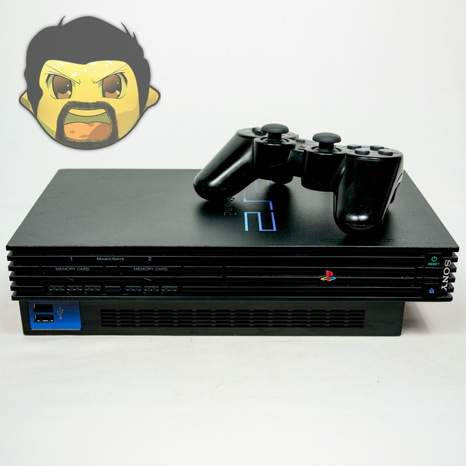 Sony PlayStation 2 PS2 Console Fat Bundle with Controller SCPH-30001 Tested B