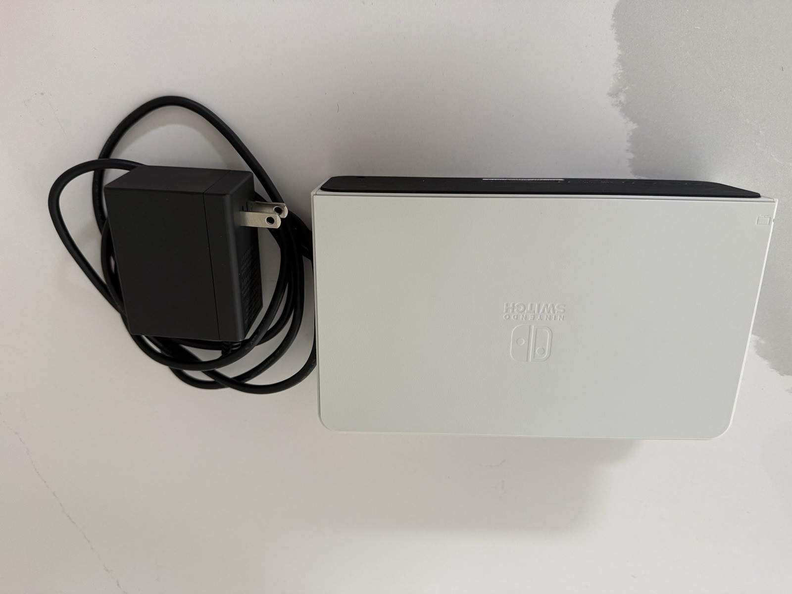 Nintendo Switch OLED 64GB White/Black Console w/ Dock, Case