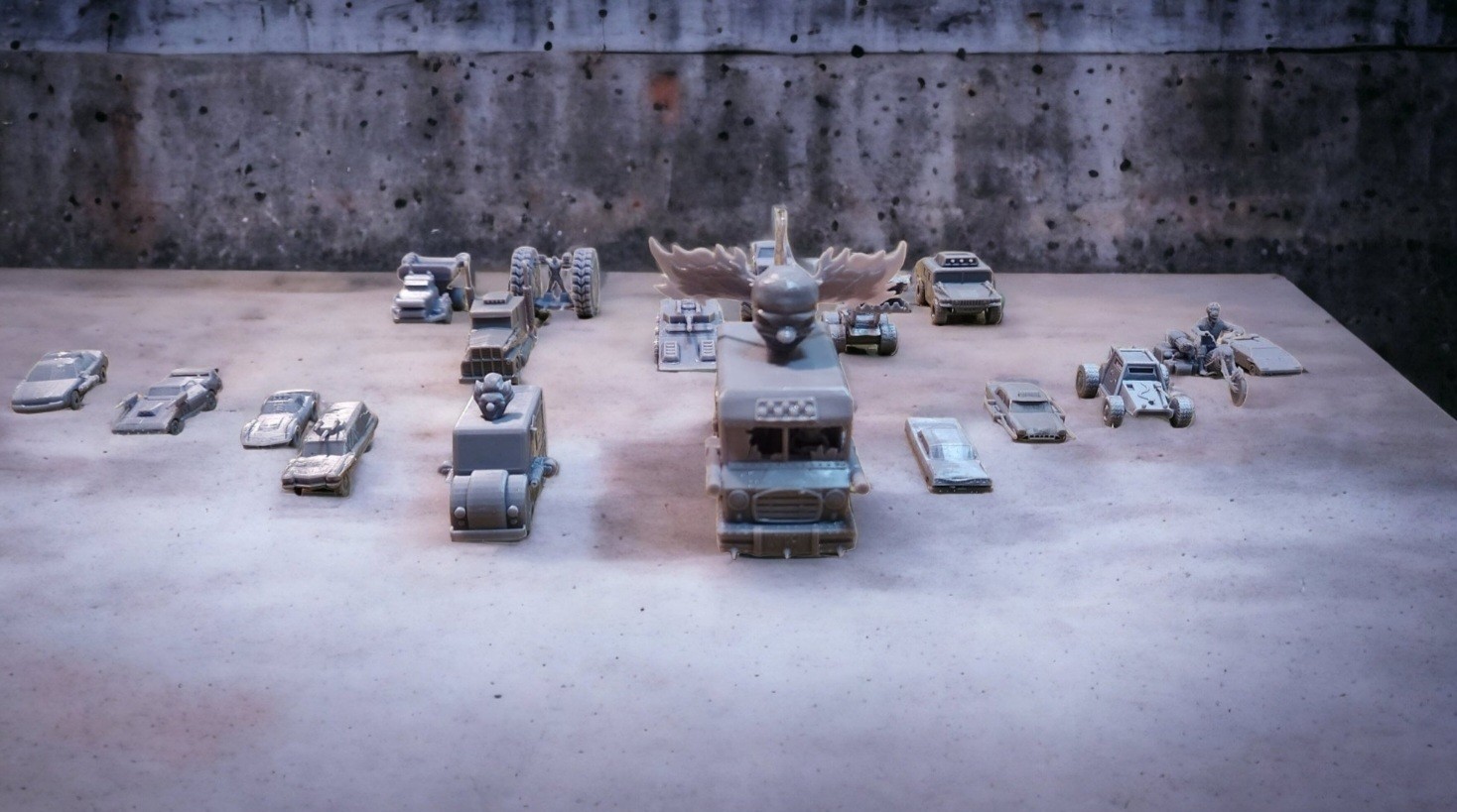 Twisted Metal Mini Figure Set – 18 Vehicles resin printed