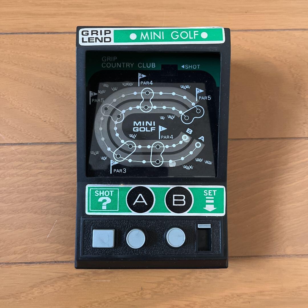 Mini Golf EPOCH LCD Game Vintage Pocket Console w/Box Tested