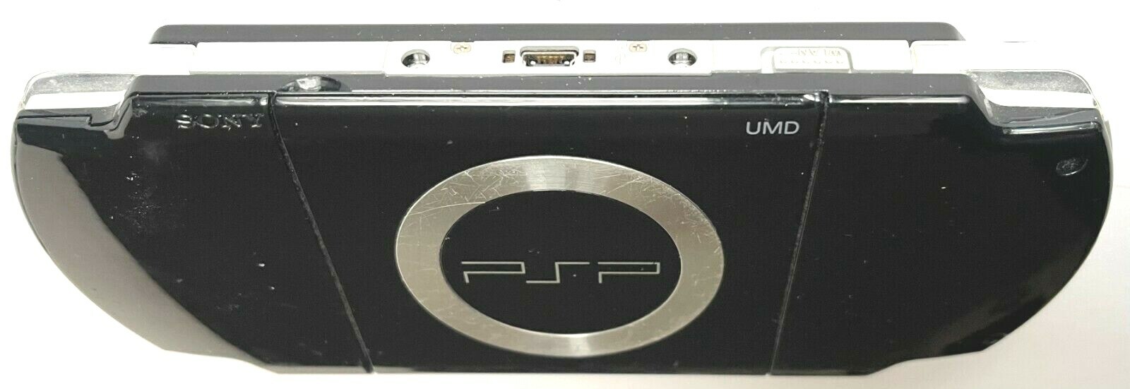SONY PSP 2001 SLIM PIANO BLACK HANDHELD CONSOLE BUNDLE & 5 COMPLETE SPORTS GAMES