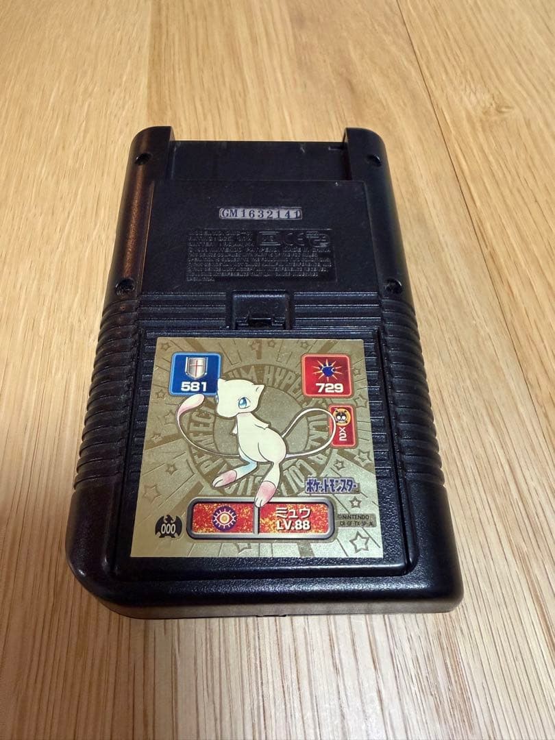 [Startup confirmed] Original Game Boy Black + Pokemon Green 128 illustrated