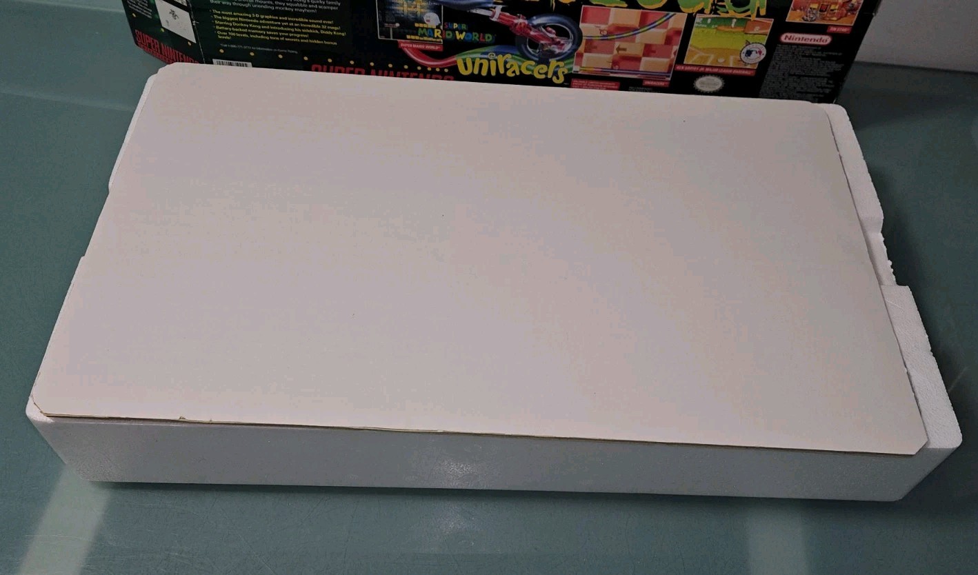 NEW Super Nintendo Donkey Kong Country SNES SYSTEM, EXTREMELY RARE! READ!