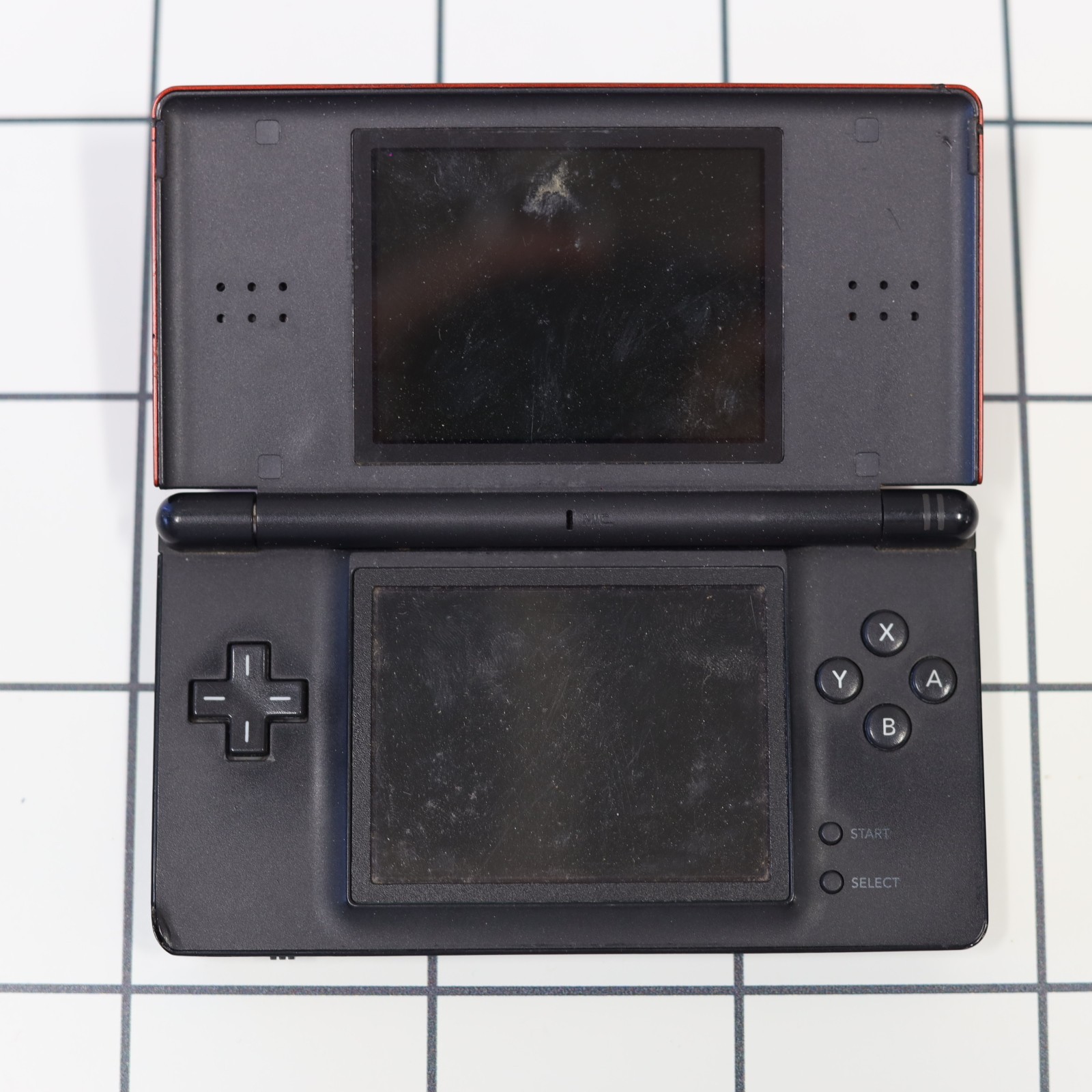 Nintendo DS Lite Crimson Handheld System – Red/Black – For parts NO POWER