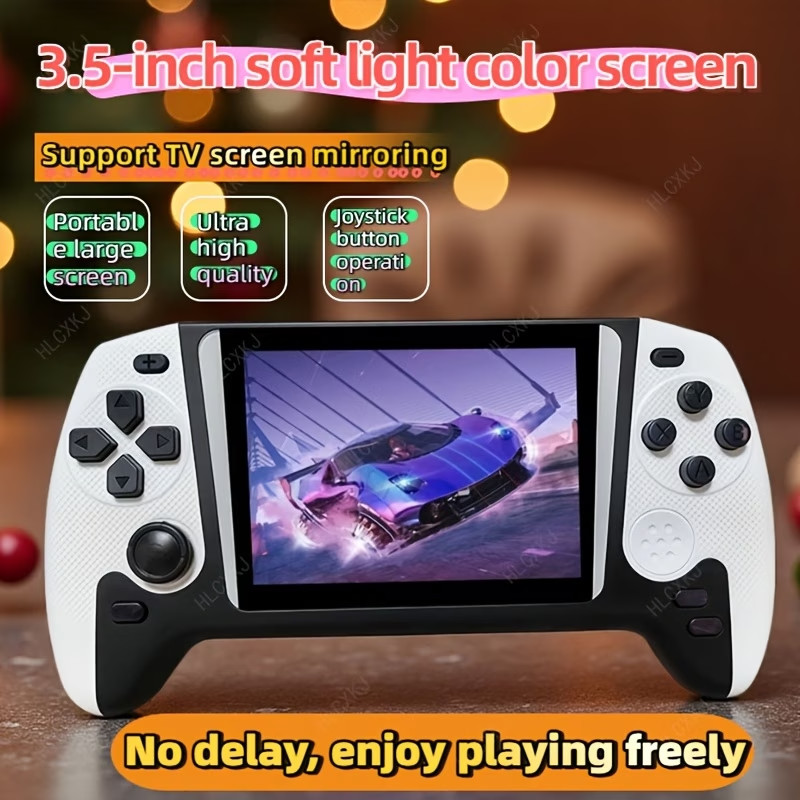 Classic Handheld Gaming Console Featuring a 3.5-Inch Large Screen