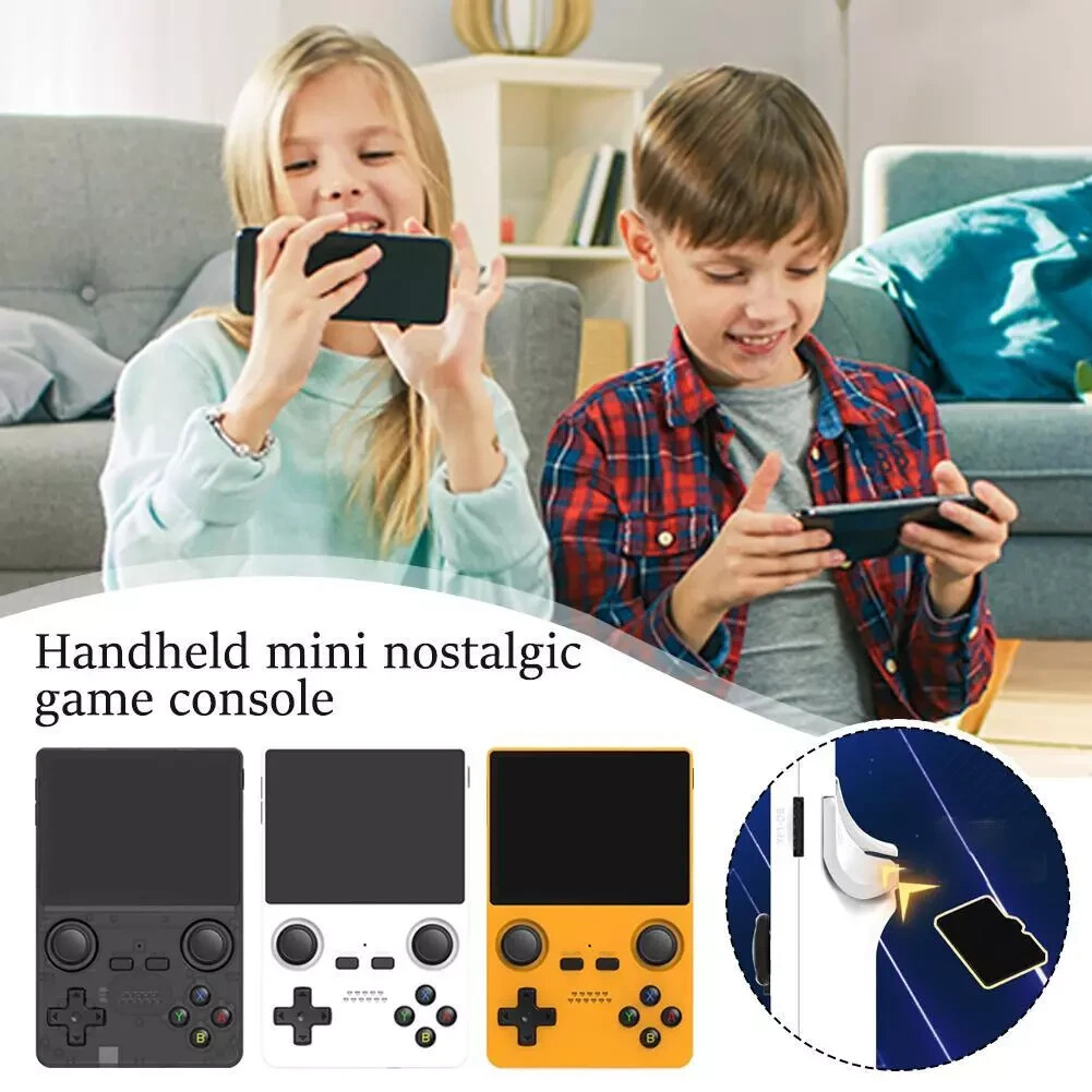 Portable Retro Game Console 3.5” Screen Dual Joystick 3000mah System