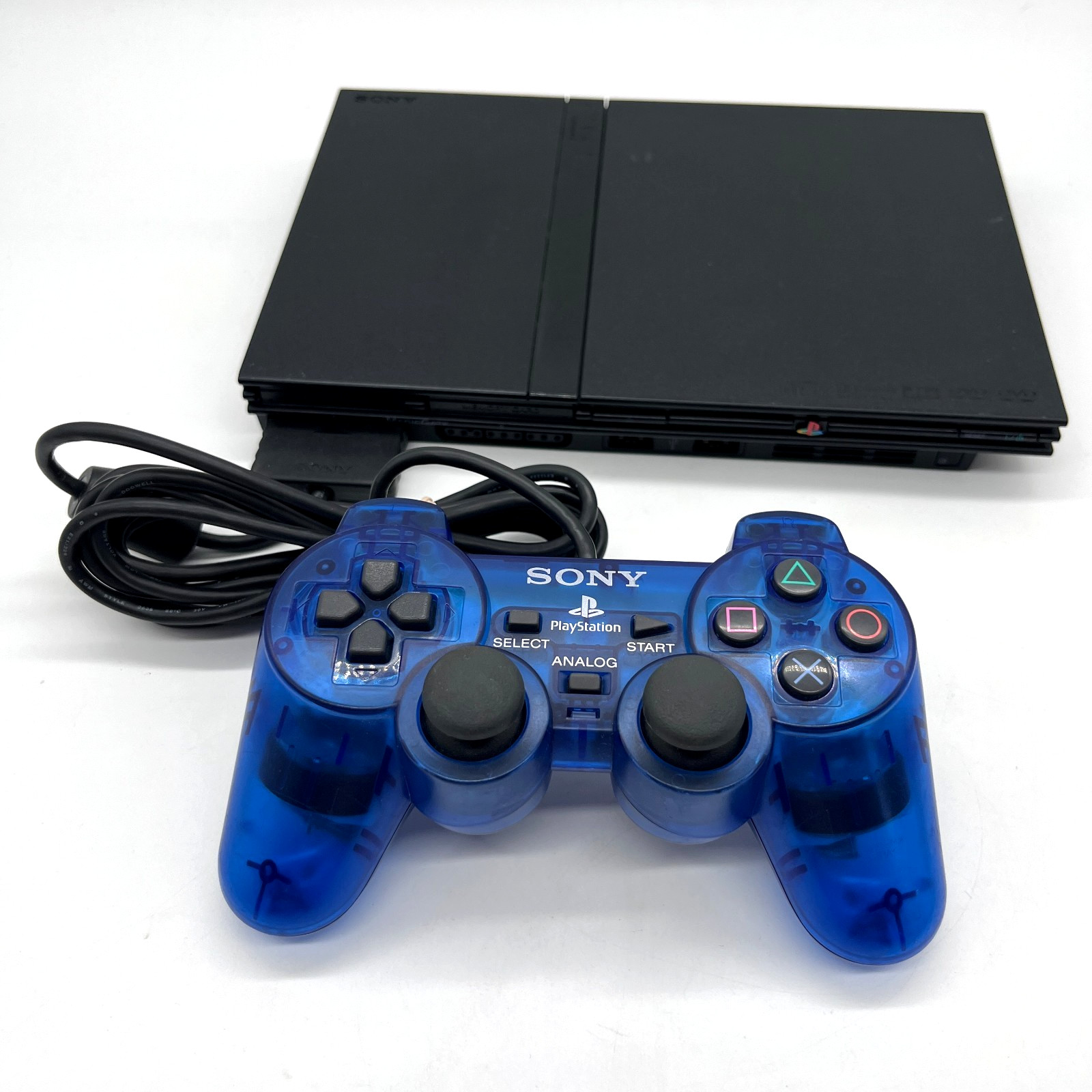 Sony PlayStation 2 Slim PS2 Console Complete w Original DualShock 2 Controller