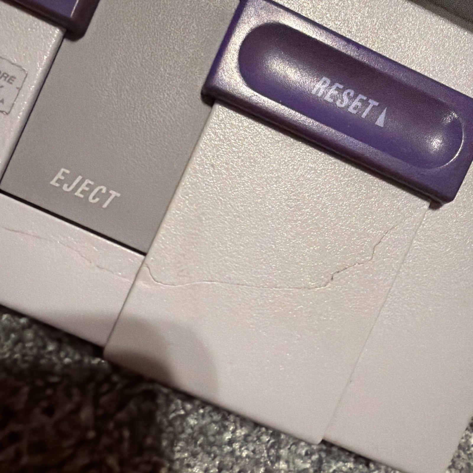 Super Nintendo SNES with 2 Controllers And Cords Working READ